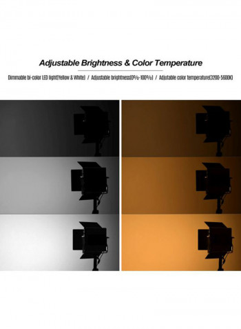 LED Video Light Panel Black