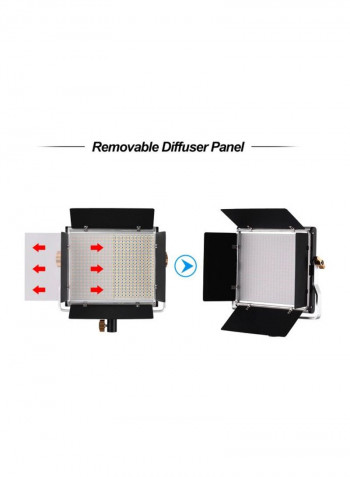 LED Video Light Panel Black