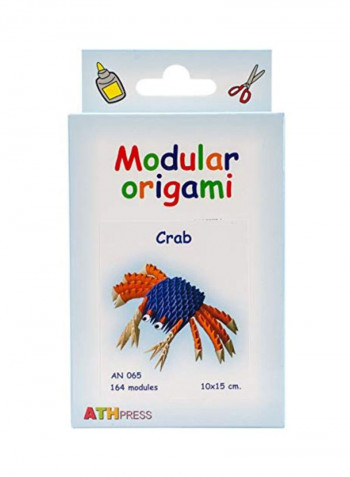 Modular Origami Kit Blue/Red/Beige