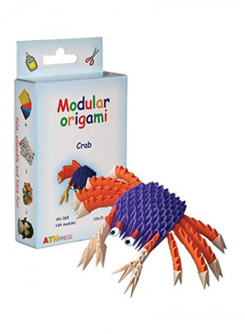 Modular Origami Kit Blue/Red/Beige
