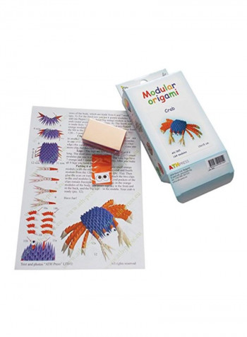 Modular Origami Kit Blue/Red/Beige