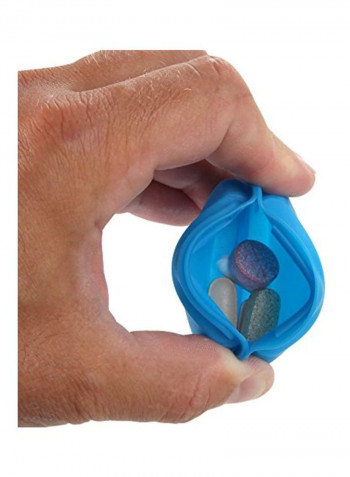3-Piece Portable Squeeze Open Pill Pouch