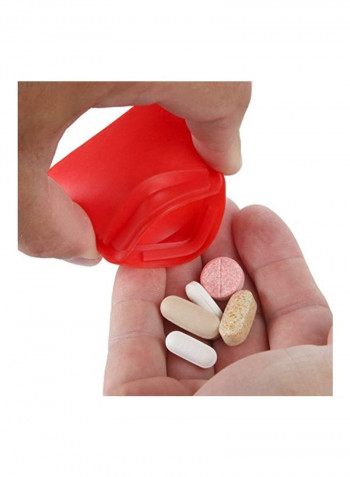 3-Piece Portable Squeeze Open Pill Pouch