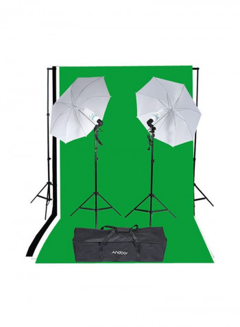 Photography Studio Lighting Tent Kit Black/white/green