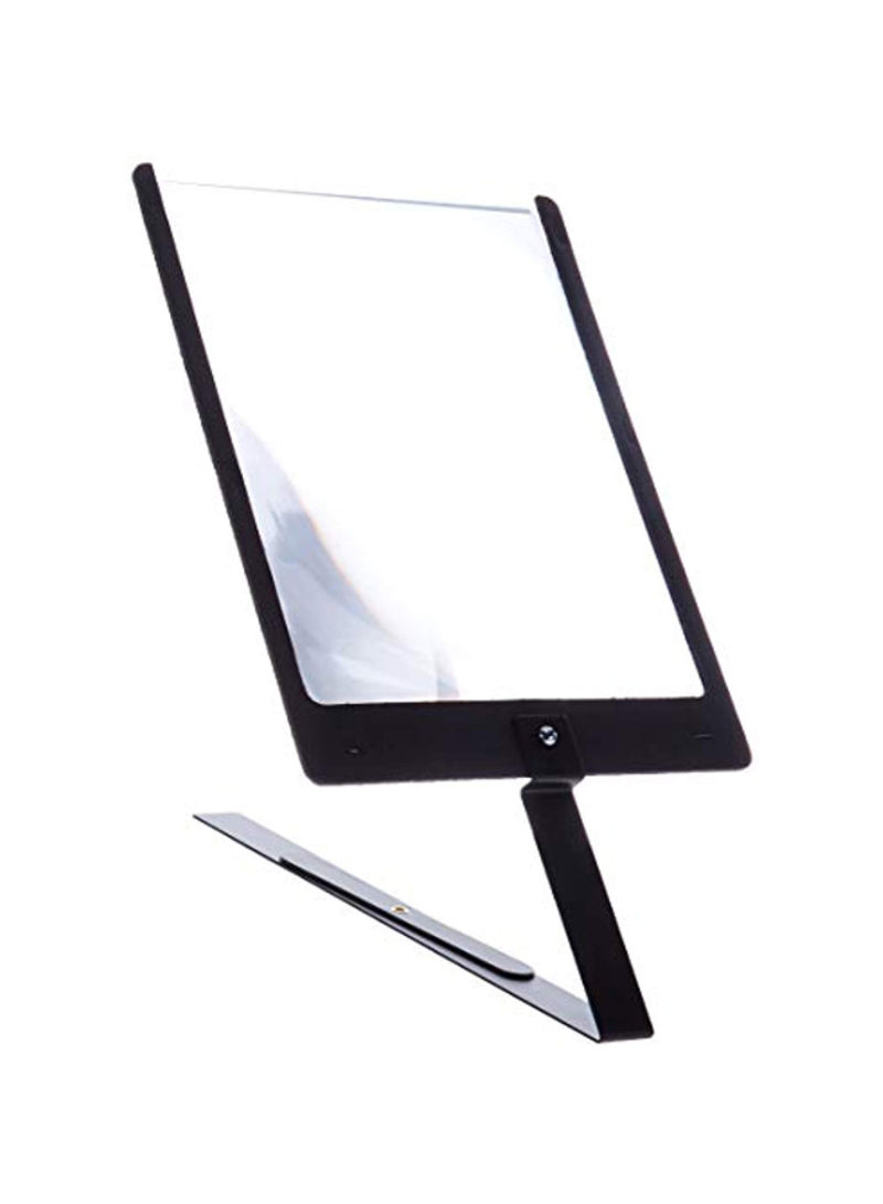 Prop-It Hands-Free Page Magnifier And Stand Clear/Black