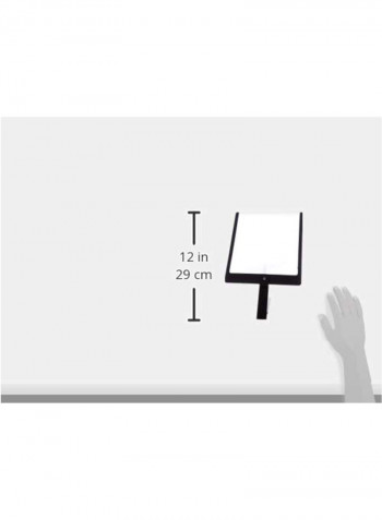 Prop-It Hands-Free Page Magnifier And Stand Clear/Black