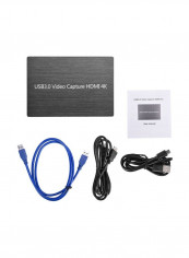 4K HDMI To USB 3.0 Video Capture Dongle Set NK-S300 Black