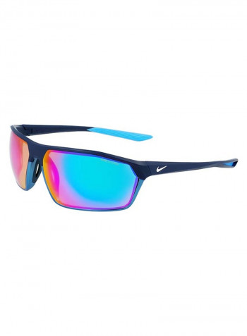 Men's Fullrim Metal Modified Rectangle Sunglasses