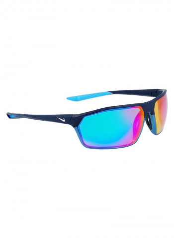 Men's Fullrim Metal Modified Rectangle Sunglasses