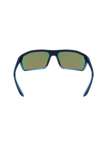 Men's Fullrim Metal Modified Rectangle Sunglasses
