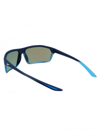 Men's Fullrim Metal Modified Rectangle Sunglasses