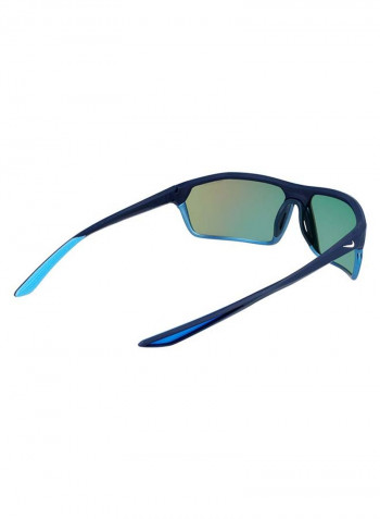 Men's Fullrim Metal Modified Rectangle Sunglasses