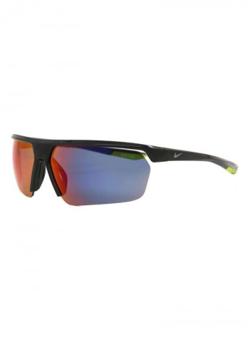Men's Semi Rimless BioInjected Modified Rectangle Sunglasses