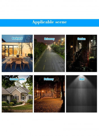 Solar Powered  Outdoor Lighting White