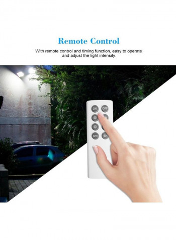 Solar Powered  Outdoor Lighting White