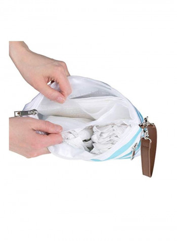 Diaper Clutch With Refillable Wipe Dispenser