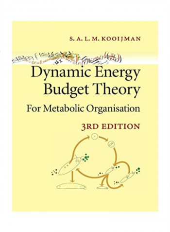 Dynamic Energy Budget Theory For Metabolic Organisation Paperback 3