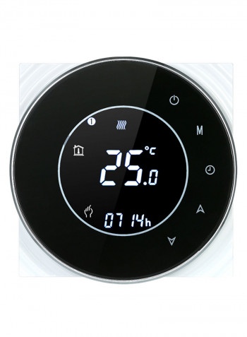 Electric Heating Temperature Controller Thermostat Black