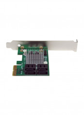 4 Port PCI Express 2.0 Sata III 6Gbps Raid Controller Card With Hyperduo SSD Tiering Black/Silver