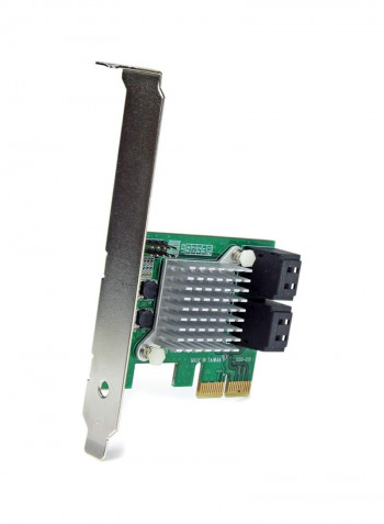 4 Port PCI Express 2.0 Sata III 6Gbps Raid Controller Card With Hyperduo SSD Tiering Black/Silver