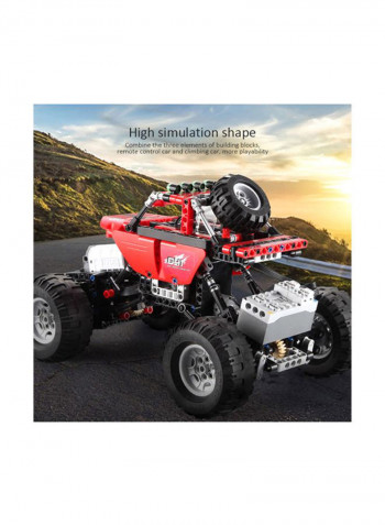 489-Piece Cadfi Detech RC Off-road Car Climbing Racing Building Block Set C51041