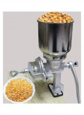 Manual Grain Grinder Silver 38.5x13x14cm