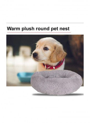 Pet Donut Cuddler Lounger Cushion Grey