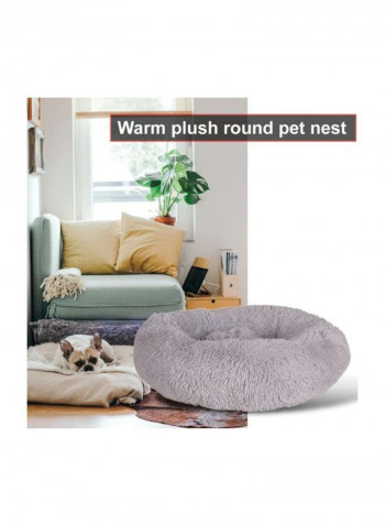 Pet Donut Cuddler Lounger Cushion Grey