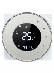 Electric Heating Temperature Controller Thermostat Grey/White