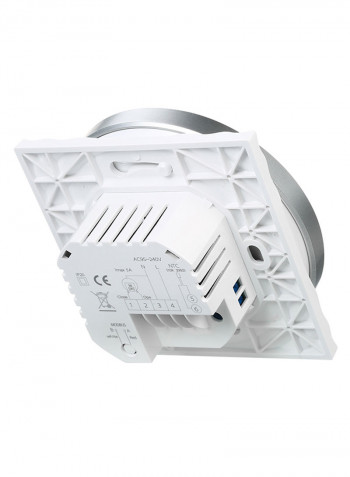 Electric Heating Temperature Controller Thermostat Grey/White