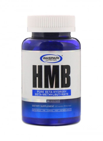 HMB Pure Beta Hydroxy Dietary Supplement 1000 mg - 90 Capsules
