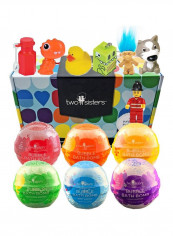Pack Of 6 Bubble Bath Bomb With Surprise Toys Inside