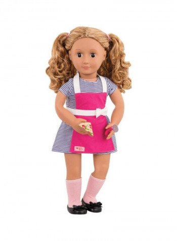 Deluxe Isa Diner Doll With Accessories 18inch