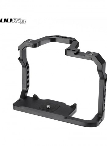 Aluminum Alloy Camera Cage with Cold Shoe Black