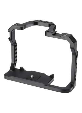 Aluminum Alloy Camera Cage with Cold Shoe Black