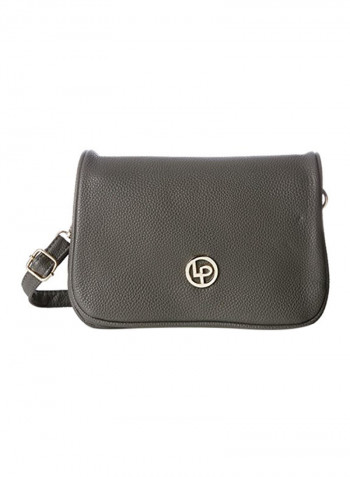 Polyester Blend Crossbody Bag LWSL00258GREY Grey