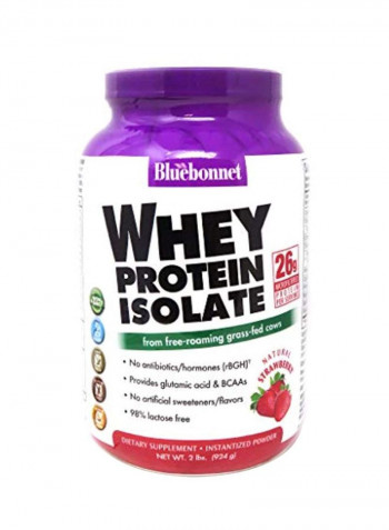 Whey Protein Isolate Powder - Natural Strawberry