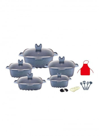 22-Piece Cookware Set Indigo