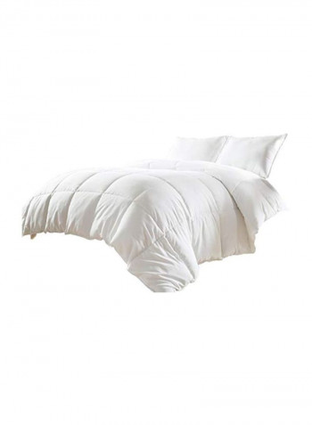 Duvet Cover Polyester White Queen