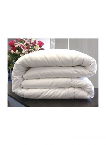 Duvet Cover Polyester White Queen