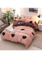 4-Piece European Style Luxury Jacquard Single Bedding Set Polyester Multicolour