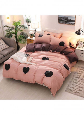 4-Piece European Style Luxury Jacquard Single Bedding Set Polyester Multicolour