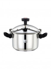 Stainless Steel Pressure Cooker Silver/Black 26centimeter