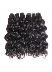 4-Piece Wavy Human Hair Extension Black reviews 4-Piece Wavy Human Hair Extension Black