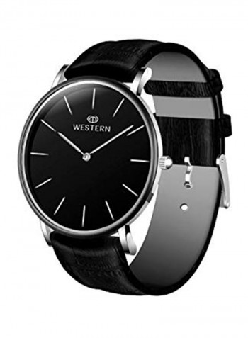 Men's Leather Analog Watch W7185GSB010C