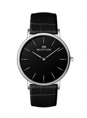 Men's Leather Analog Watch W7185GST010C