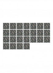 25 Piece Of Bathroom Wall Stickers Multicolour 60x90cm