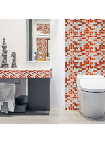 25 Pieces Bathroom Wall Stickers Multicolour 60x90cm