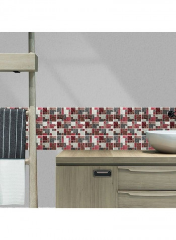 25 Pieces Bathroom Wall Stickers Multicolour 60x90cm