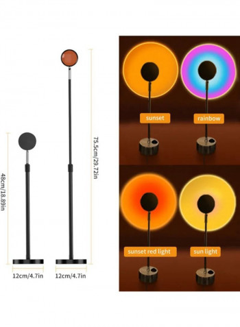 Adjustable Sunset Projection Night Lamp Orange